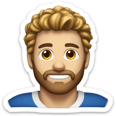 Um homem moreno de estatura alta, com cabelo liso repartido de lado, sem barba, magro e atlético com postura de vencedor e mentor de sucesso.  sticker