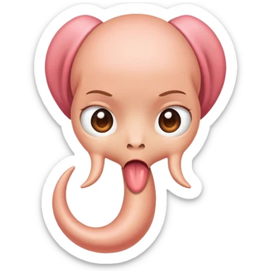 Sad uterus sticker