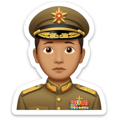 General  aung san sticker
