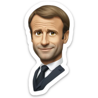 emmanuel macron quieres sticker