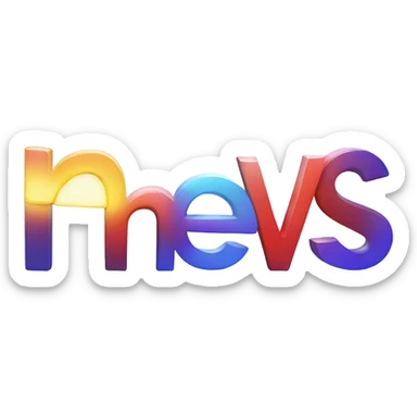 A professional breaking news banner with the word "NEW" glowing in bold text, set on a modern gradient background with ticker-style elements. sticker