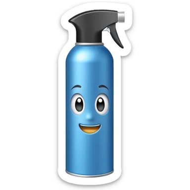 Air freshener aerosol sticker