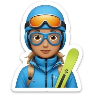 Ski Instructor sticker