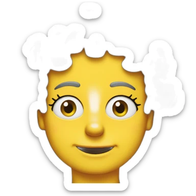 Lisa simpsons face sticker