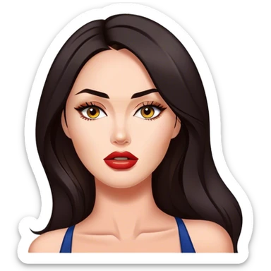 megan fox sticker