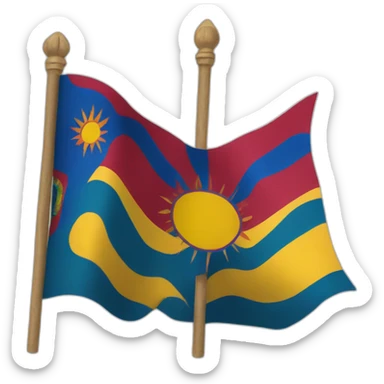 Tibet flag sticker