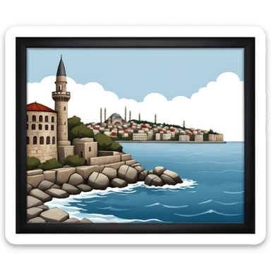 kiz kulesi istanbul sticker