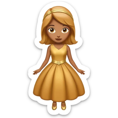 Female Butterscotch éclair combined  sticker