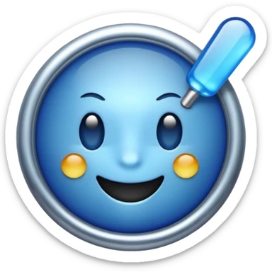 Emoji blue tick in Instagram sticker
