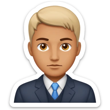 Strategic, analytical, and deeply concentrated. sticker