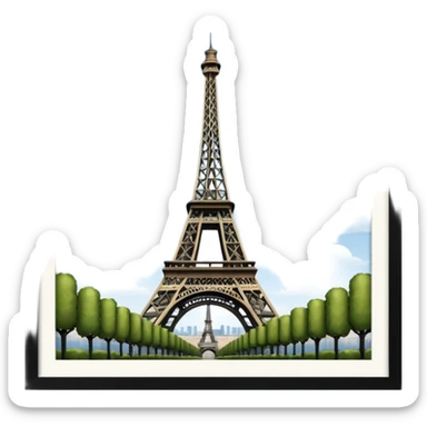 Paris eifel tower  sticker