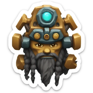 Deep rock galactic Drille sticker