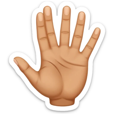 Small amount gesture as if pinching sticker