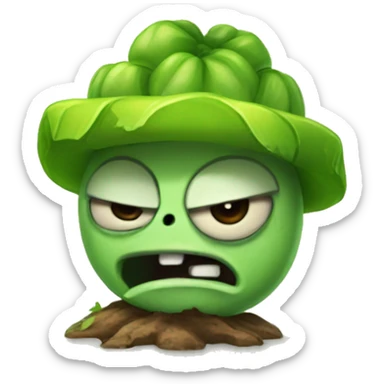 plants vs zombies  sticker