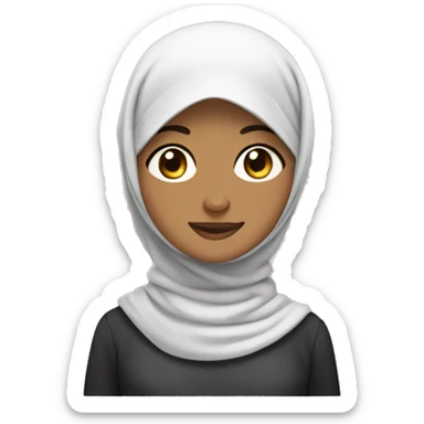 Hijab kacamata sticker