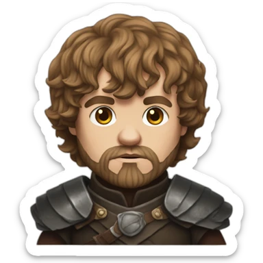 Tyrion of game of throne like a cat sticker