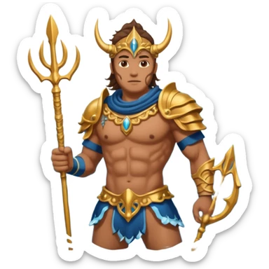 atlantis man OF THE SEA sticker