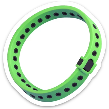 green bracelet sticker