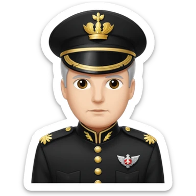 An emoji for discord of an Imperial Commander in star wars sticker