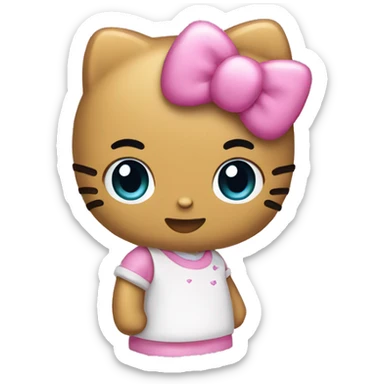 Hello kitty cute as fuck sticker