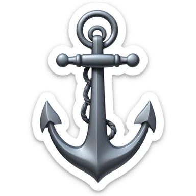 Je veux un emoji encre dans ce style là : ⚓ sticker