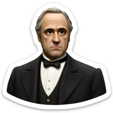 Vito Corleone shows class sticker