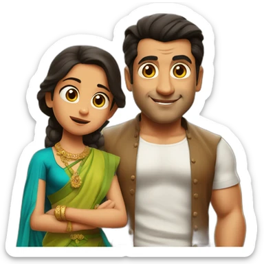 Chota bheem Salman khan  sticker
