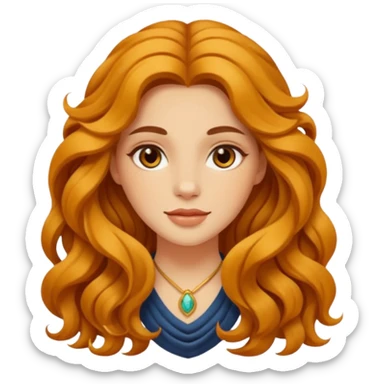 Leo woman zodiac sticker