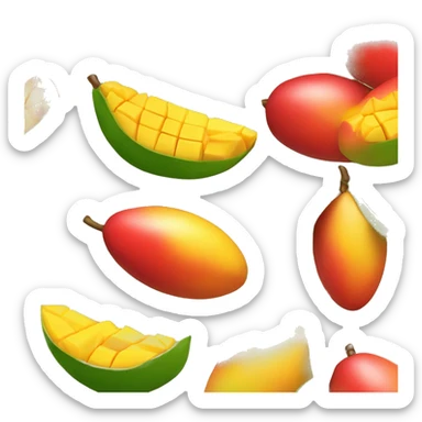 mangue biens mûre orage et rouge  sticker