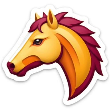 Brisbane Broncos logo sticker