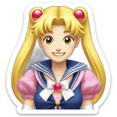 sailor-moon-smiling sticker