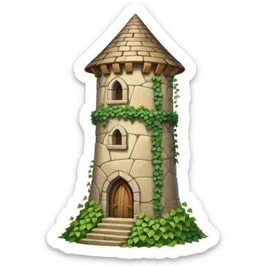 Rapunzels tower sticker