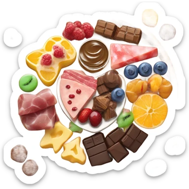 Sweet Charcuterie board assortment  sticker