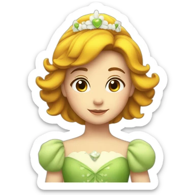Princess daisy sticker