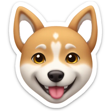 siba inu adore | crush | hearts | in love | smiling face with hearts sticker