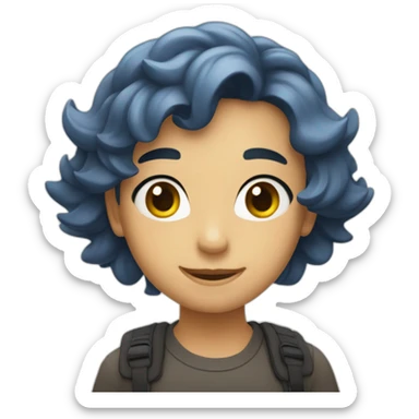 Une étoile à demi coloriée sticker