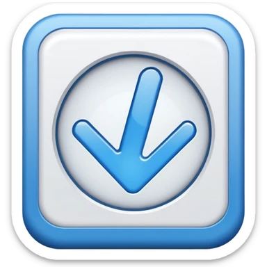 Blue tick in white box for a admin of Roblox sticker