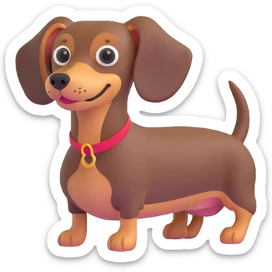 dachshund dog sticker