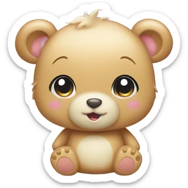 wishbear carebear sticker