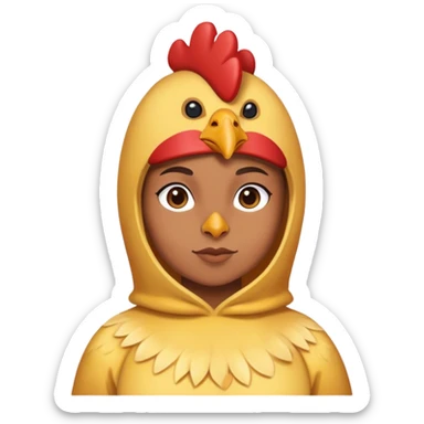 Dominique Chicken sticker