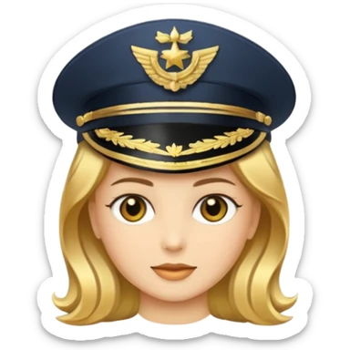 Nacy captain insignia sticker