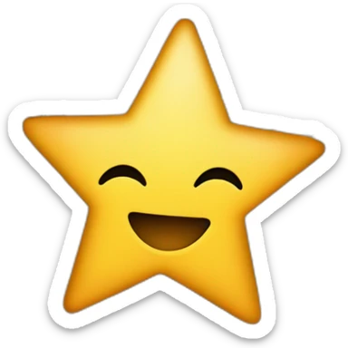 Star with trend lines and musical notes: evoking the artists' rise up the charts sticker