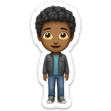 Boy 54 years old sticker