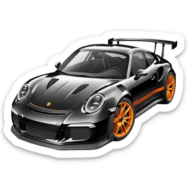 porche 911 gt3 rs 2025 sticker