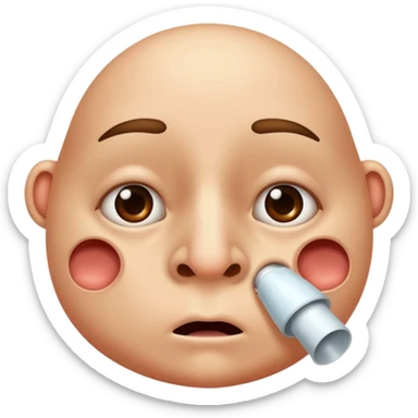 a nose that inspires fumes sticker