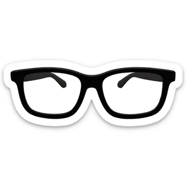 glasses sticker