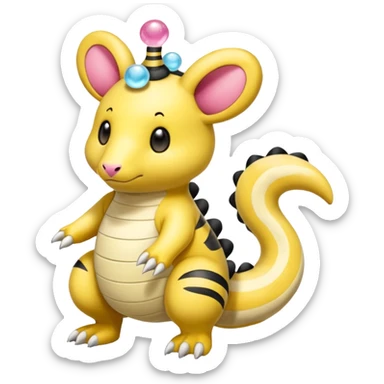 Ampharos-Rhypherior-Flaaffy-fusion sticker