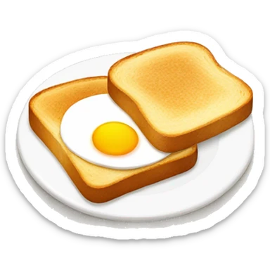 Eggs and toast sticker