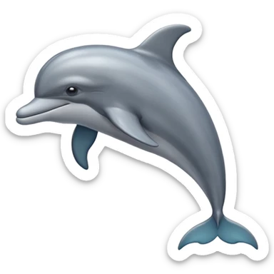 Sem the fliper dorsal de dolpin sticker