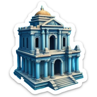 The Lost Island of Atlantis sticker